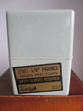 VGT. C.H. HANSON/22150/PREMIER A-Z LETTER SET STAMP/1/8" SIZE/UNUSED